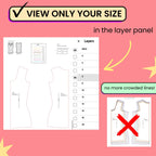 Tank Top Sewing Pattern: Easy PDF with Video Tutorial (XXS-XXL)