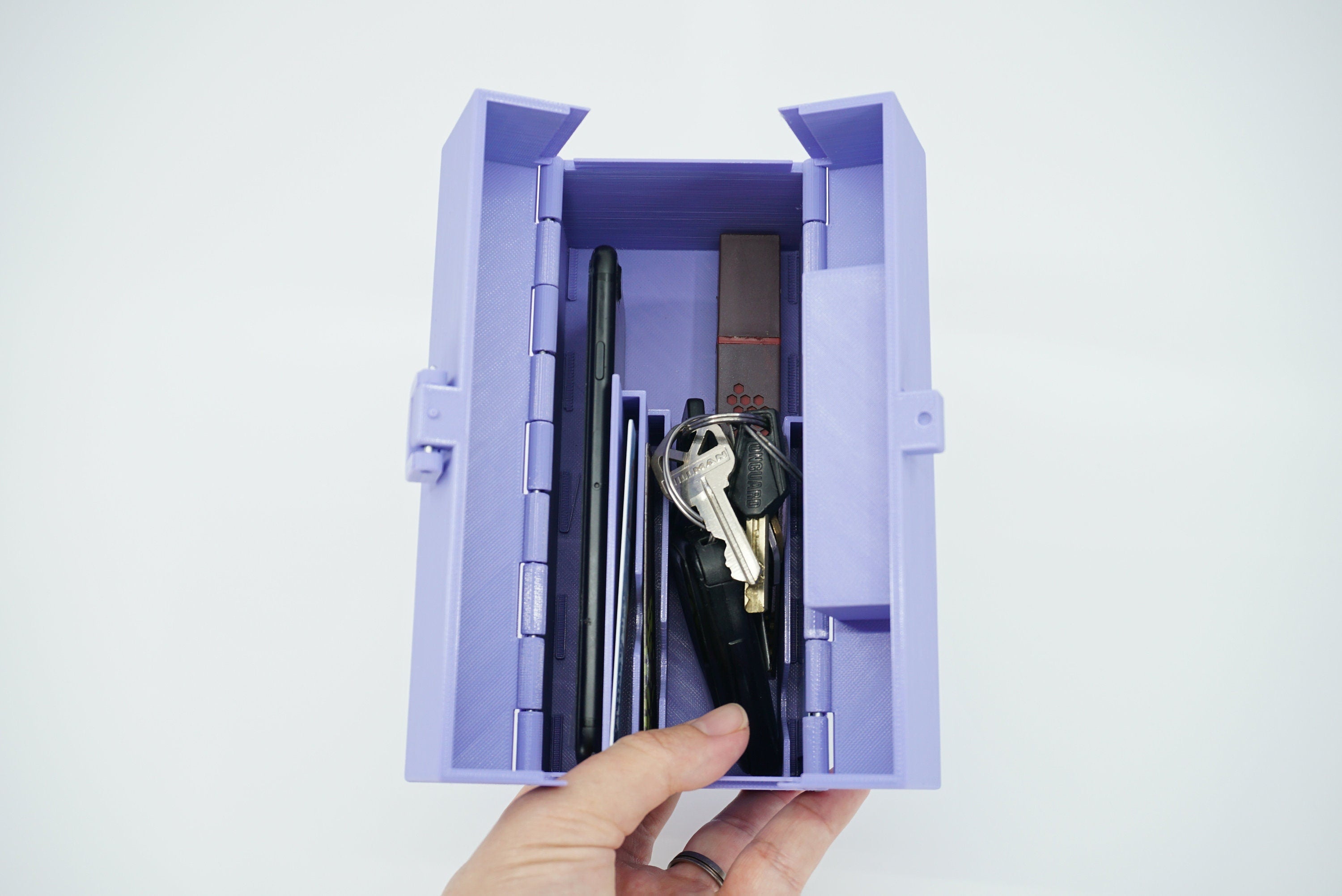 STL For Small Purse in 3D Printing, Highly Organized Sturdy Clutch, Digital File Only