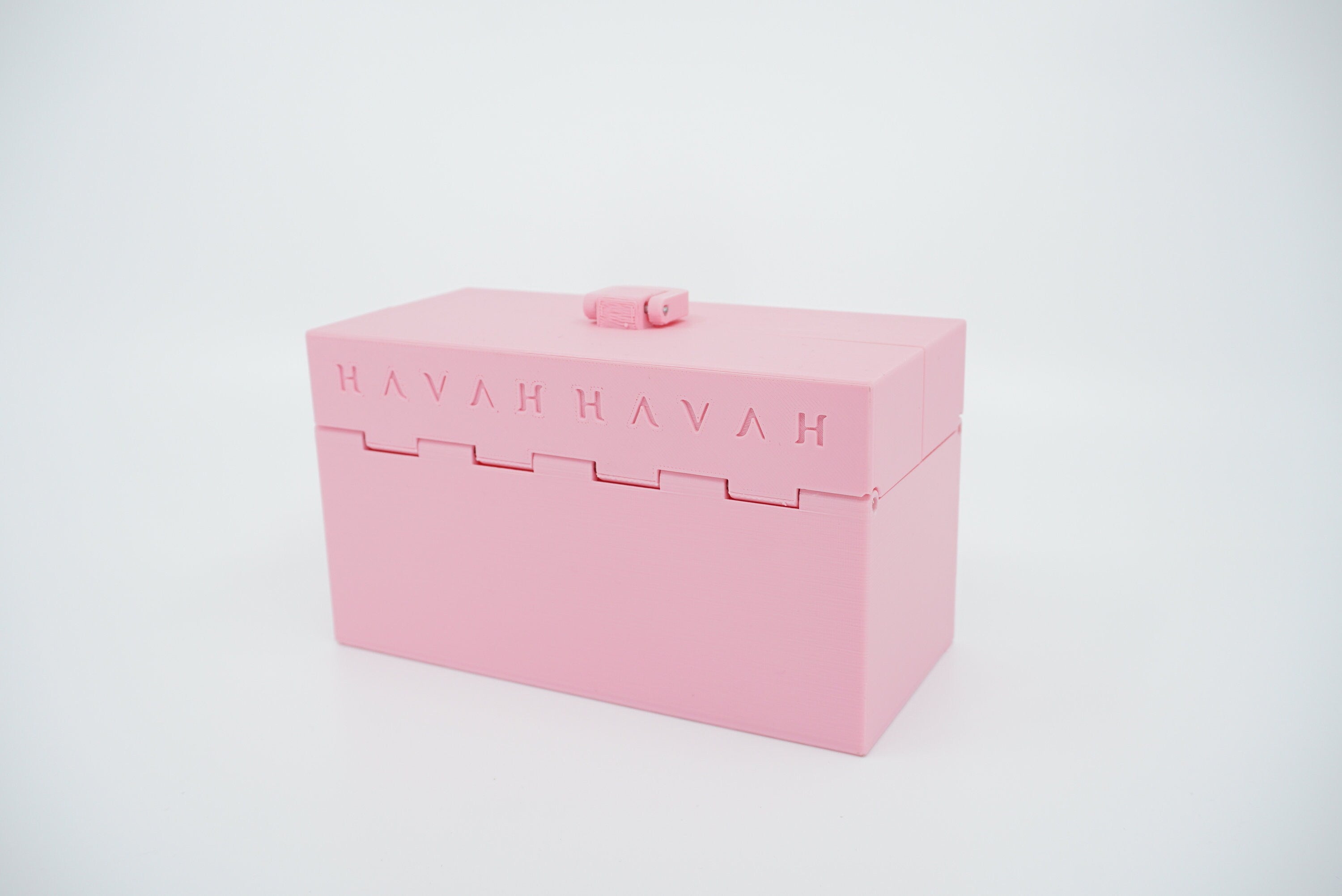Organized Clutch Purse - Built-in Wallet, Sturdy, Dividers, Minimalist, 3D Printed - Small Handbag - Pink