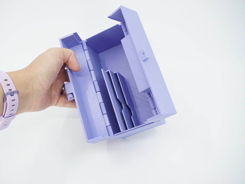 STL For Small Purse in 3D Printing, Highly Organized Sturdy Clutch, Digital File Only