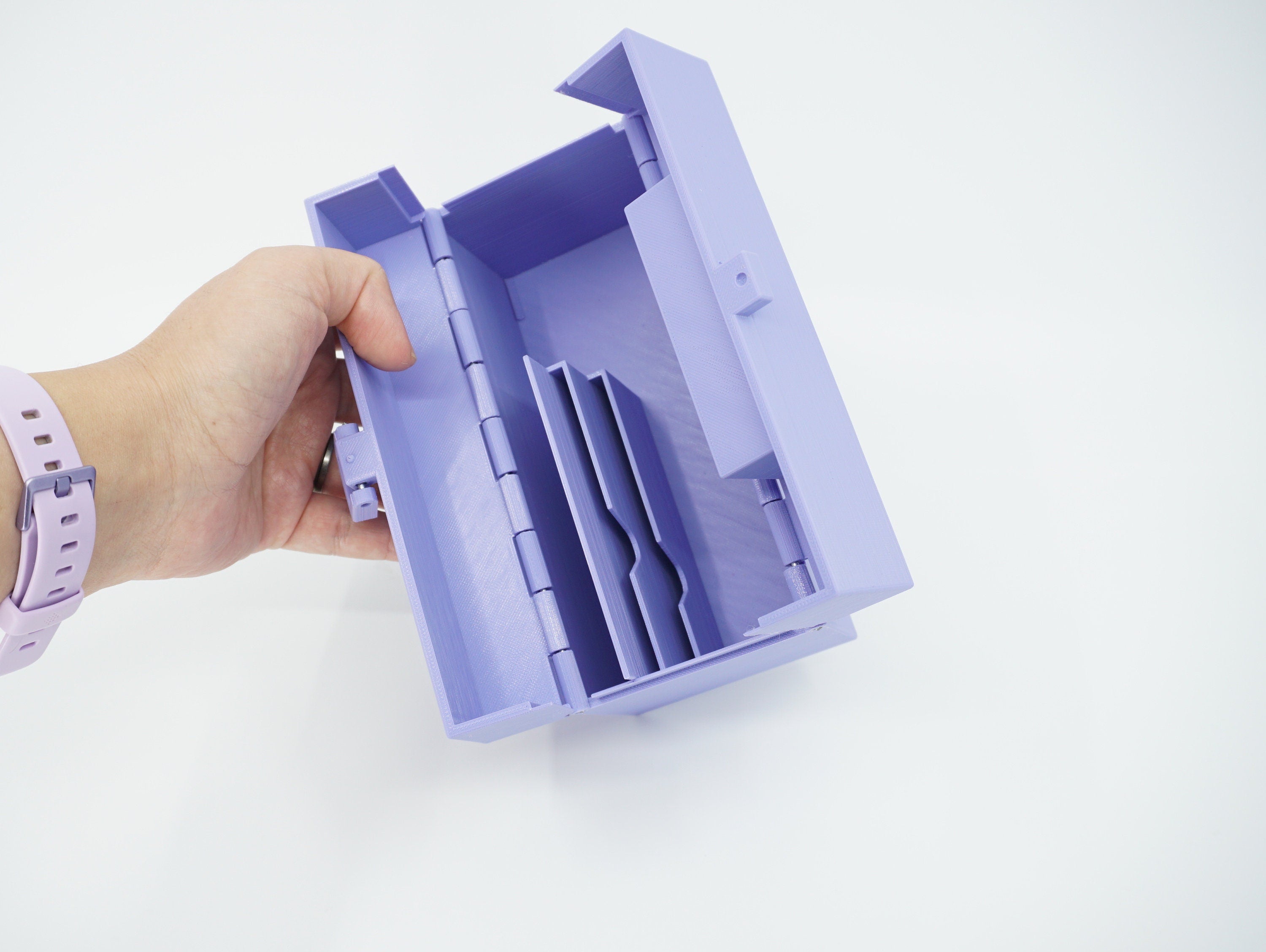 STL For Small Purse in 3D Printing, Highly Organized Sturdy Clutch, Digital File Only