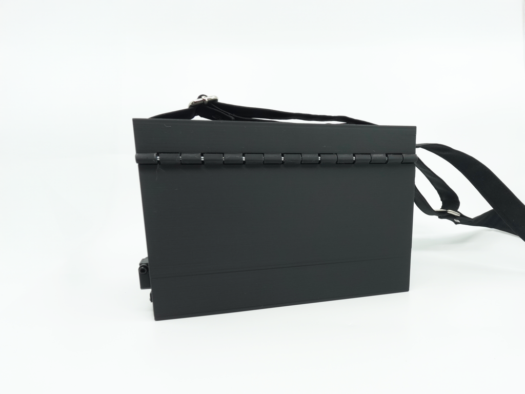 Miss Utility - Black Purse With Sturdy Compartments, Built-In Wallet & Organizer