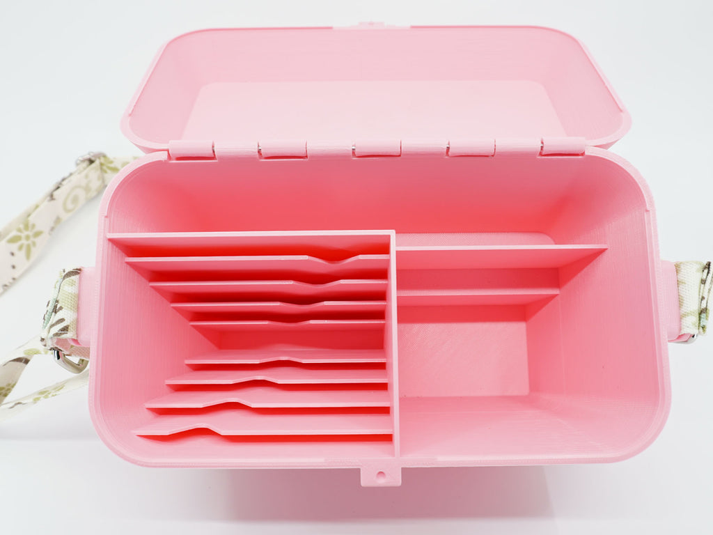 Pink Diamond Handbag - Organized, Lots of Pockets, Compartments & Dividers, Built in Wallet, Unique