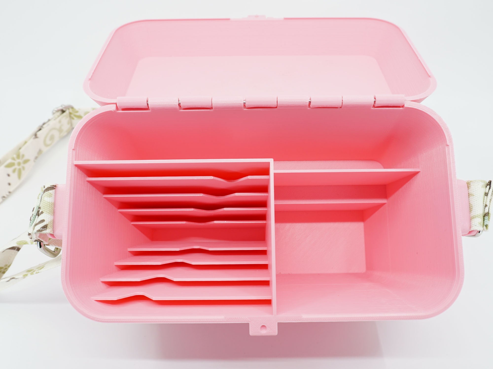 Pink Diamond Handbag - Organized, Lots of Pockets, Compartments & Dividers, Built in Wallet, Unique