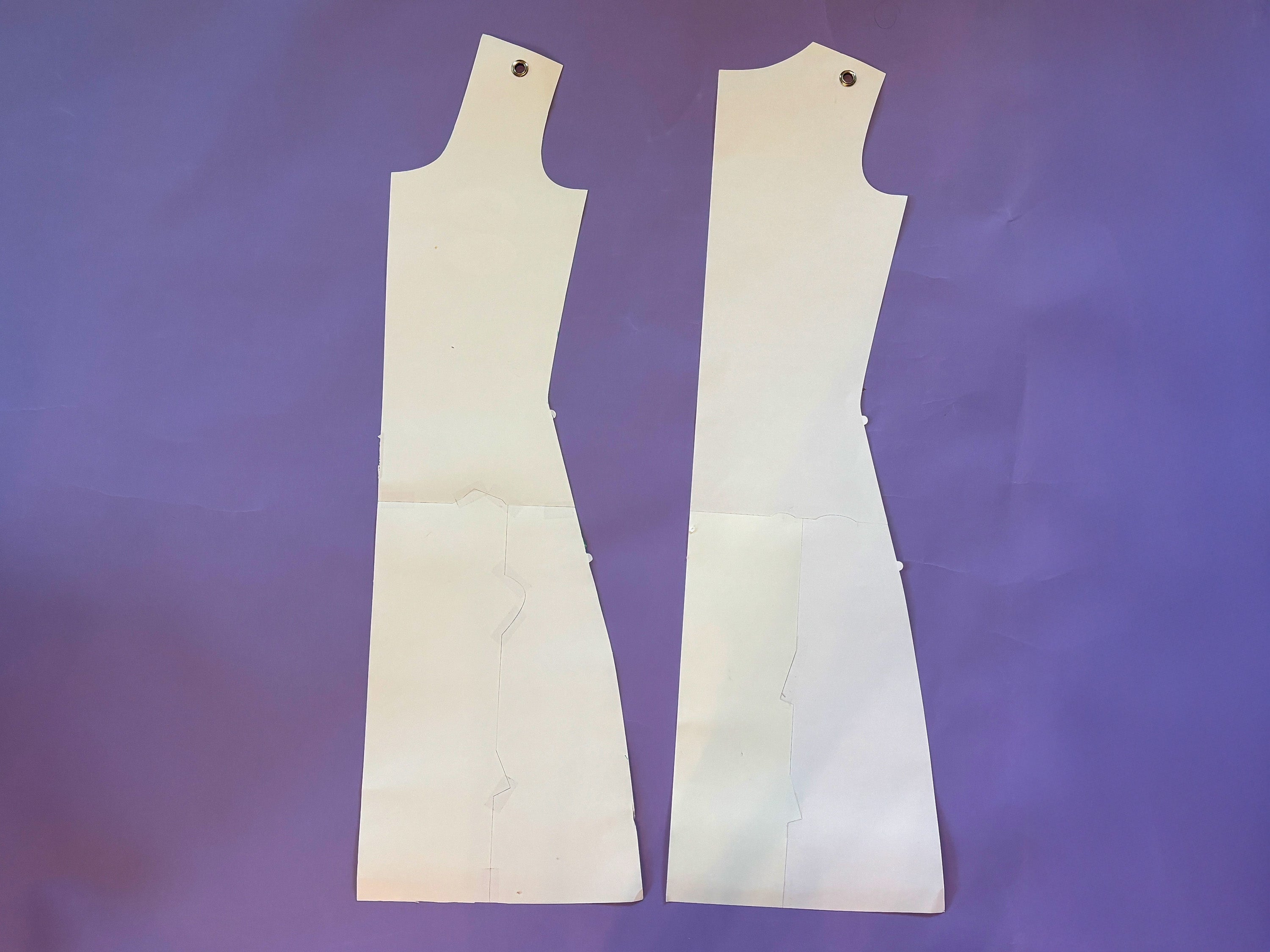 Pre-Cut Sewing Pattern Templates HAVAH Dress