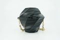 Geometric Purse - Black, Built in Wallet - 3D Printed