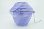 Geometric Purse - Purple, Built in Wallet - 3D Printed