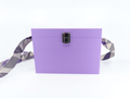 Miss Utility - Lilac Purse With Sturdy Compartments, Built-In Wallet & Organizer