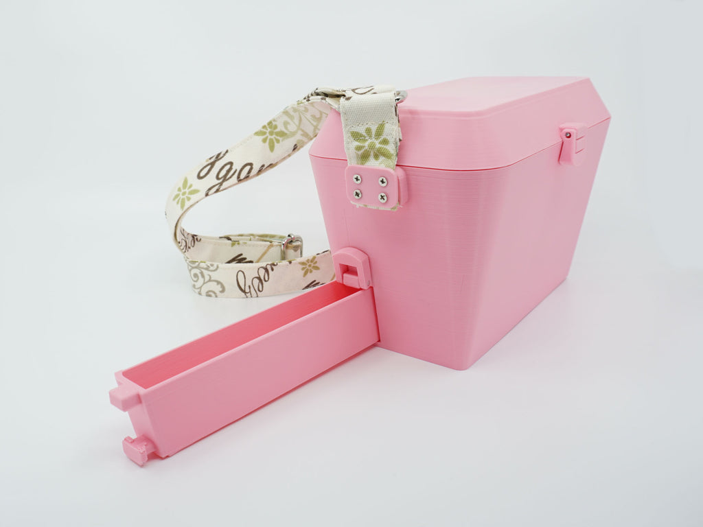 Pink Diamond Handbag - Organized, Lots of Pockets, Compartments & Dividers, Built in Wallet, Unique