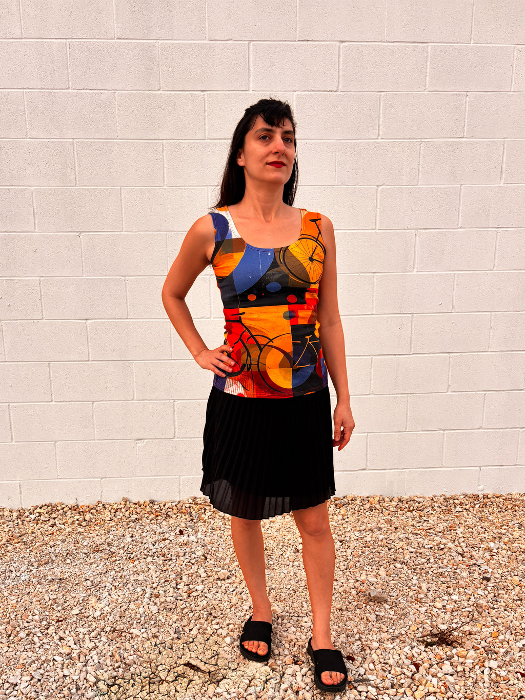 Bauhaus Bike Tank Top | Wear Before You Sew | Based on My Sewing Pattern