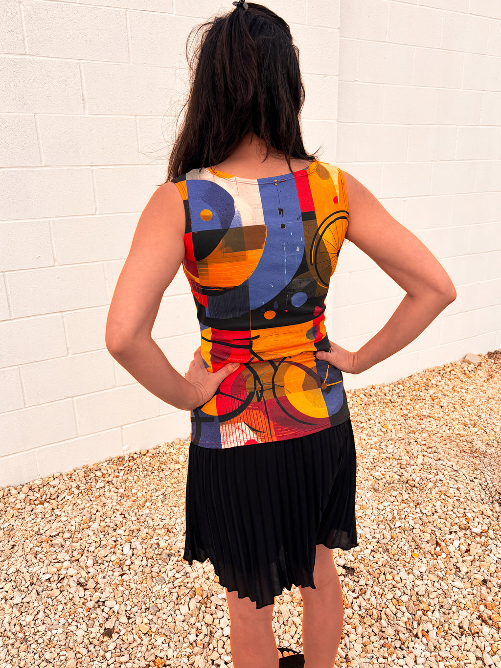 Bauhaus Bike Tank Top | Wear Before You Sew | Based on My Sewing Pattern