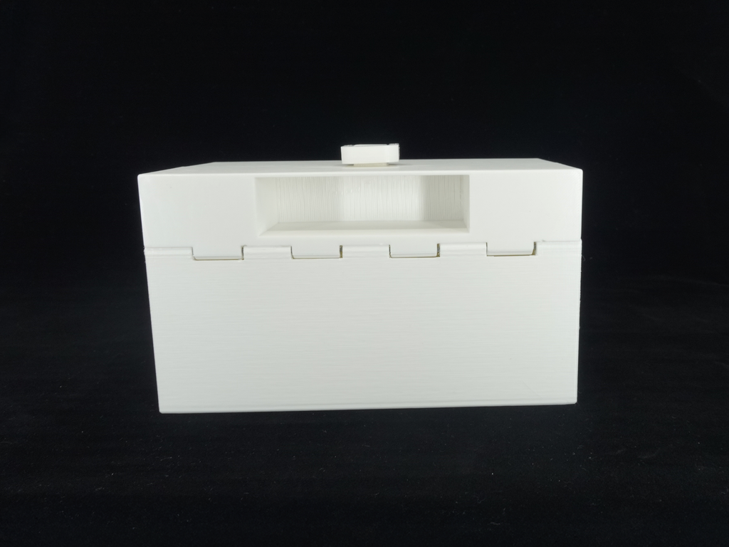 Organized Clutch Purse - Built-in Wallet, Sturdy, Dividers, Minimalist, 3D Printed - Small Handbag - White